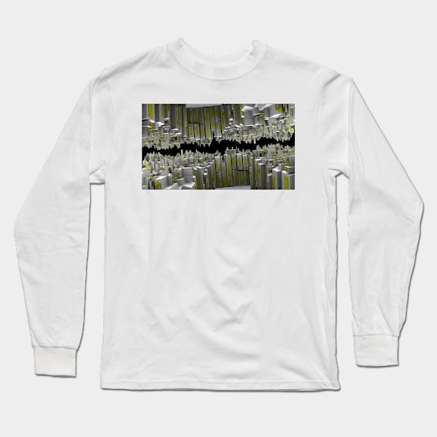 City Scape Long Sleeve T-Shirt by Back Alley Creations